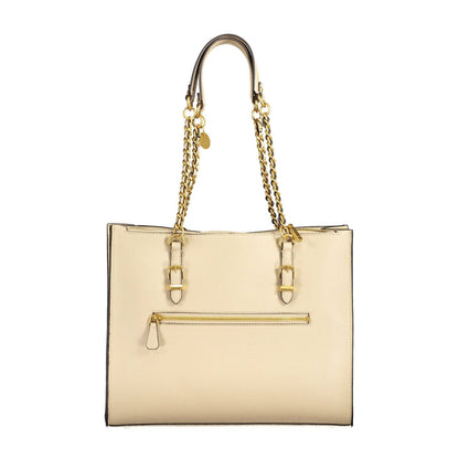 Guess Jeans Beige Polyethylene Handbag Guess Jeans