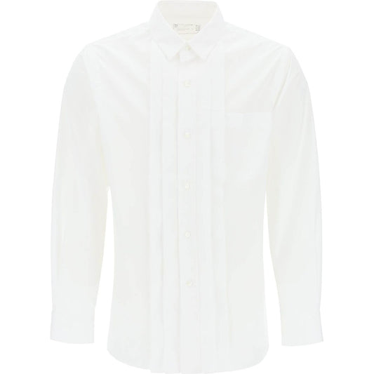 Sacai layered poplin effect shirt Shirts Sacai