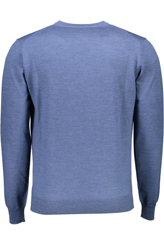 Harmont & Blaine Blue Wool Men Sweater