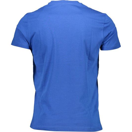 Diesel Blue Cotton Men T-Shirt Diesel