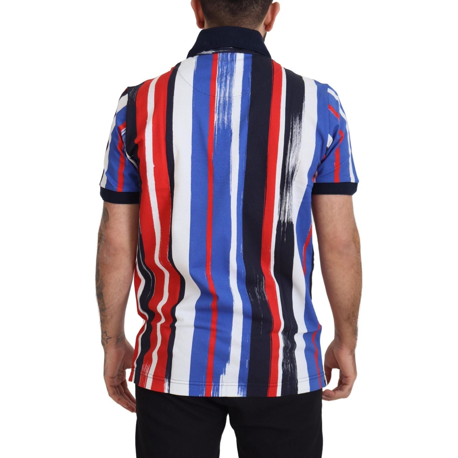 Dolce & Gabbana Multicolor Cotton Polo Top T-shirt