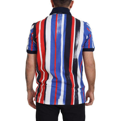 Dolce & Gabbana Multicolor Cotton Polo Top T-shirt