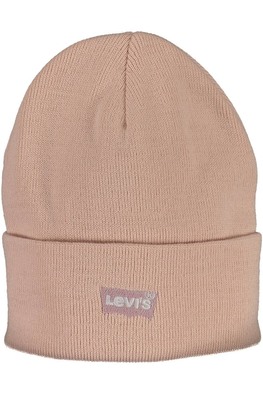 Levi's Pink Acrylic Women Hat Levi's