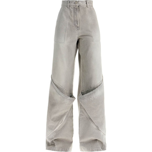 The Attico baggy jeans with pockets Jeans The Attico