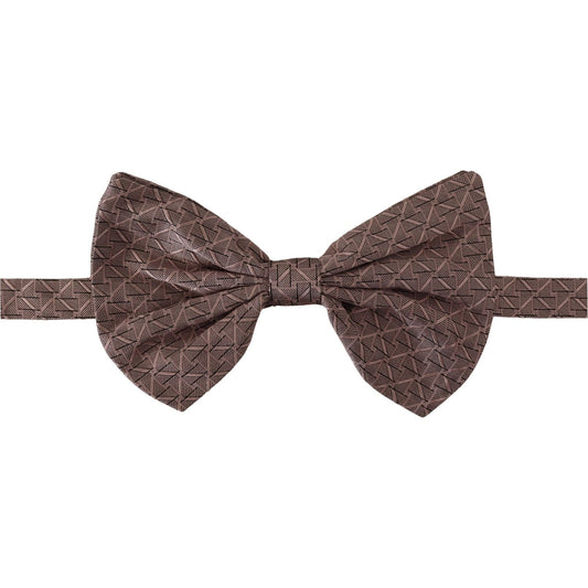 Dolce & Gabbana Gray Fantasy Print Adjustable Neck Papillon Bow Tie Dolce & Gabbana