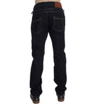 Acht Elegant Straight Fit Mens Luxury Jeans Jeans & Pants Acht Black