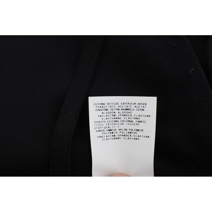 Exte Black Tank Party Evening Top Blouse 1728,4% Elastane,41% Cotton,67345645728,Black,Clothing,Exte,IT40|S,Material: 55% Acetate,New with tags,Suits & Blazers - Women - Clothing,T-Shirts - Clothing,Tank Tops - T-Shirts - Clothing,Women,Women - Clothing