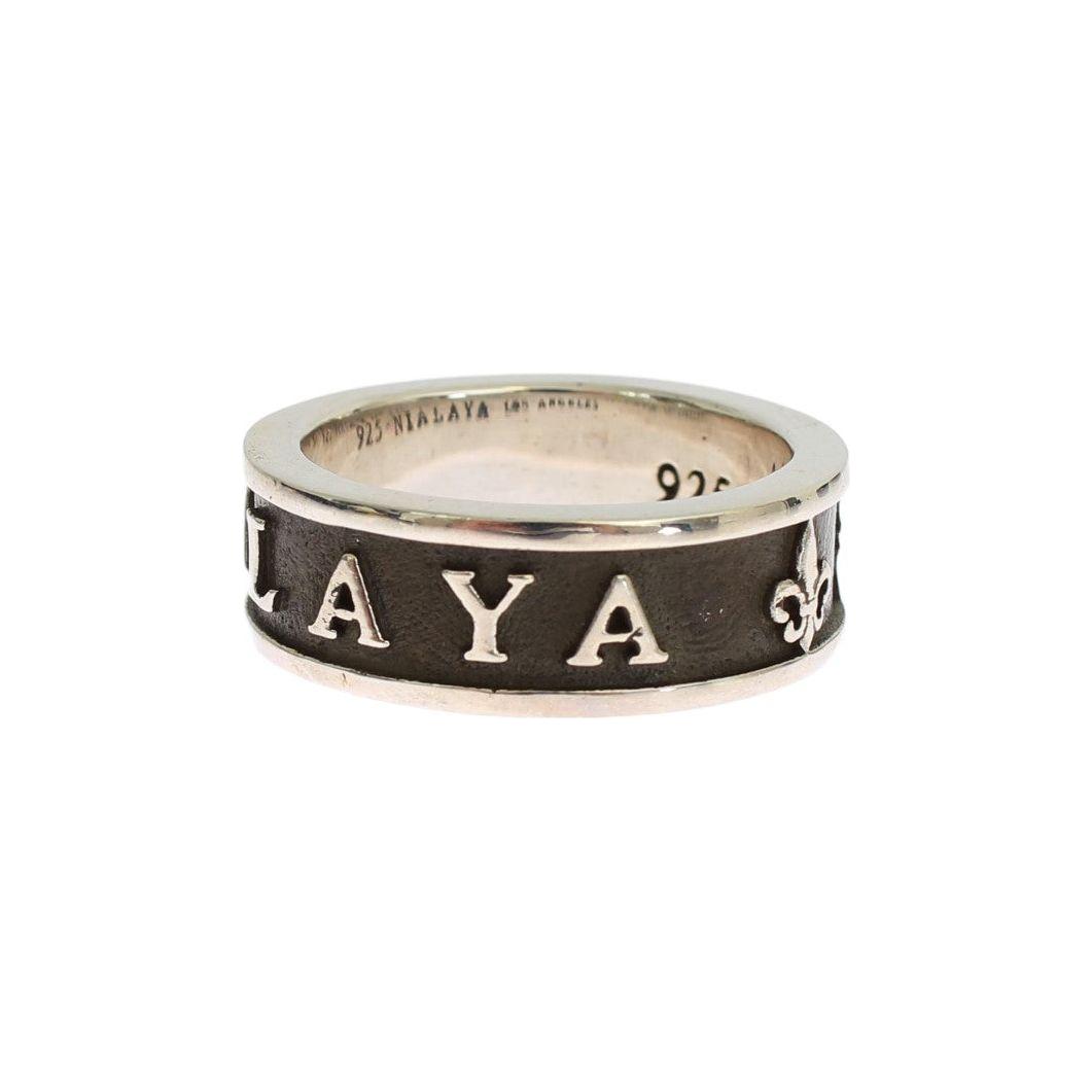 Nialaya Sterling Silver 925 Ring 1728,67345645728,925 Sterling Silver,Accessories,Category - Jewellery,EU58 | US9,EU62 | US10.5,EU63 | US11,EU64 | US11.5,EU67 | US12.5,Jewellery - Accessories,Jewelry,Men,Men - Jewelry,New with tags,Nialaya,Rings - Jewelle
