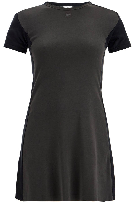 Courreges mini contrast frame dress