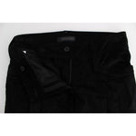 Ermanno Scervino Chic Black Wide Leg Cotton Jeans Jeans & Pants Ermanno Scervino Light Gray