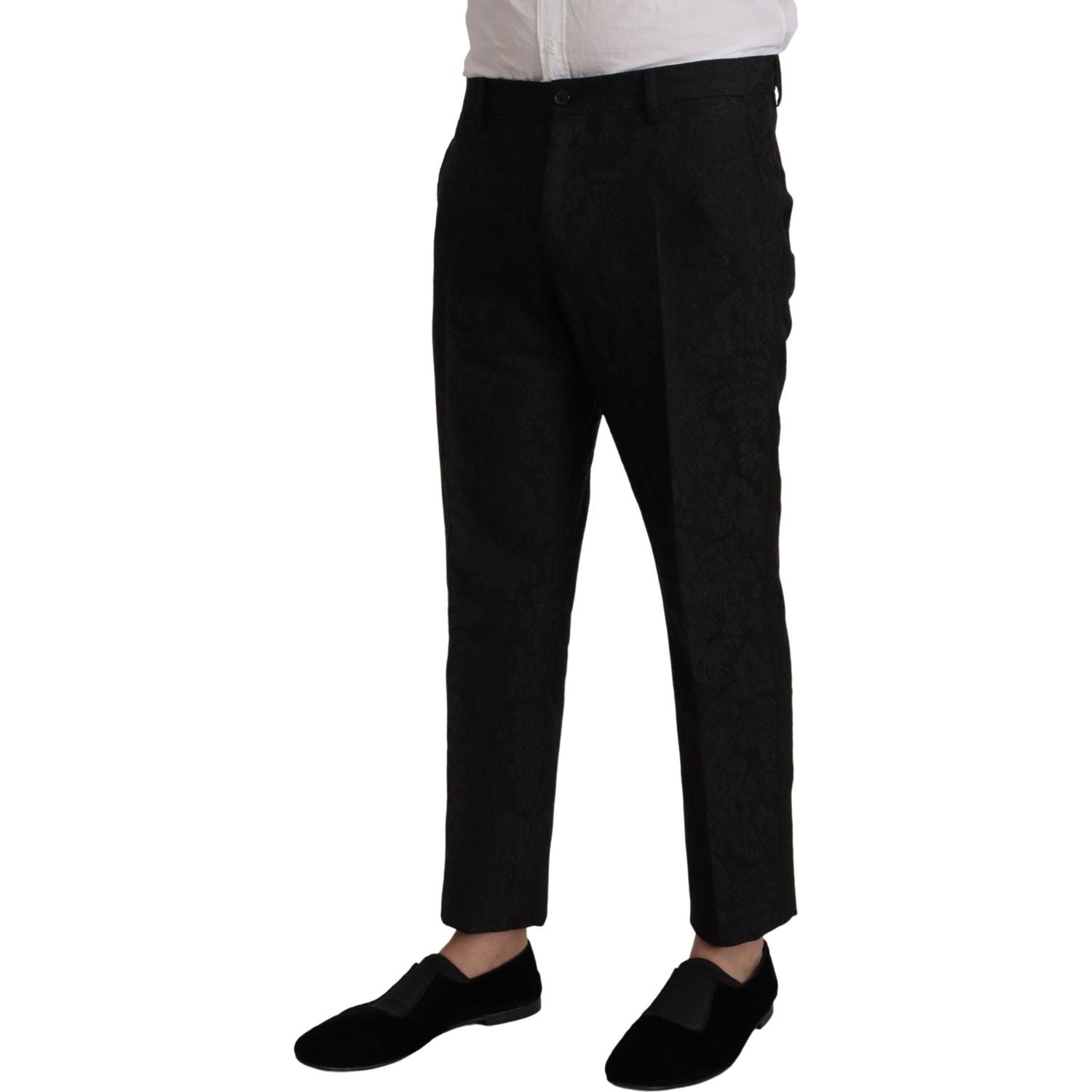 Dolce & Gabbana Black Polyester Formal 2 Piece MARTINI Suit