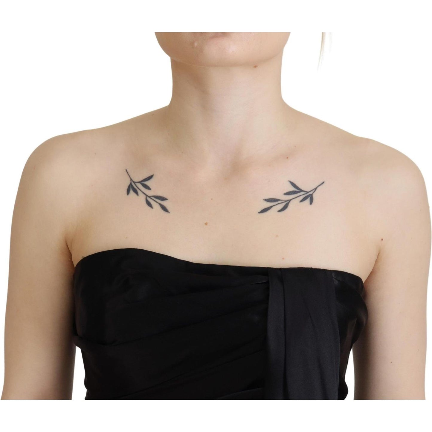 Dolce & Gabbana Black Silk Shift Short Mini Party Dress Dolce & Gabbana