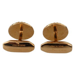 Dolce & Gabbana Elegant Gold Plated Brass Men's Cufflinks Cufflinks Dolce & Gabbana Sienna