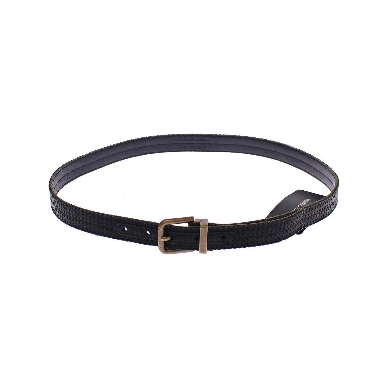 Dolce & Gabbana Blue Leather Logo Belt 1728,40% Cotton,67345645728,95 cm / 38 Inches,Accessories,Belts - Accessories,Belts - Men - Accessories,Blue,Dolce & Gabbana,Material: 60% Leather,Men,Men - Accessories,New with tags,Regular Belts - Belts - Accessori