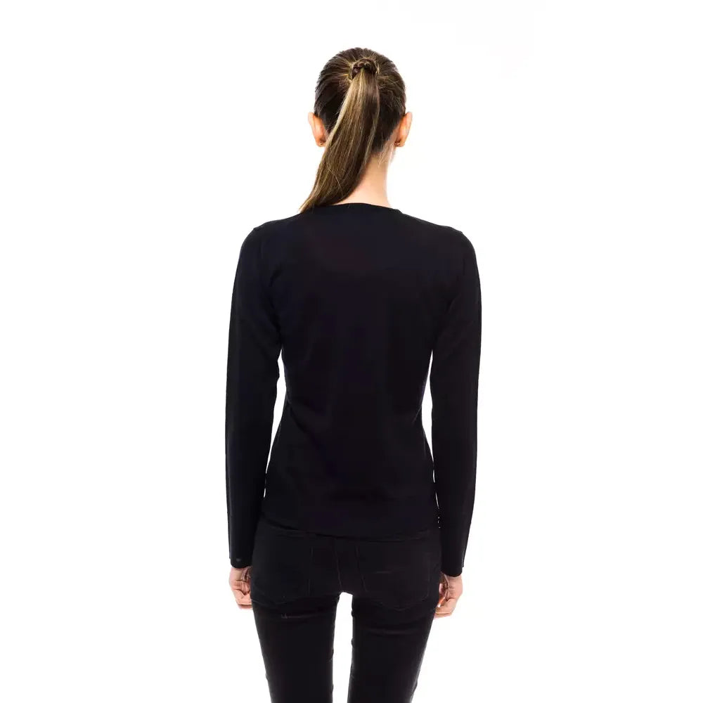 Montana Blu Blue Wool Women Sweater