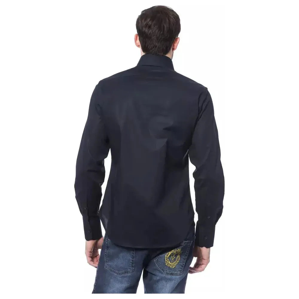 Billionaire Italian Couture Blue Cotton Men Shirt 1728,67345744032,Billionaire Italian Couture,Blue,Clothing,Dress Shirts - Shirts - Clothing,L,Men,Men - Clothing,New with tags,Shirts - Clothing,Shirts - Men - Clothing,XL,XXL