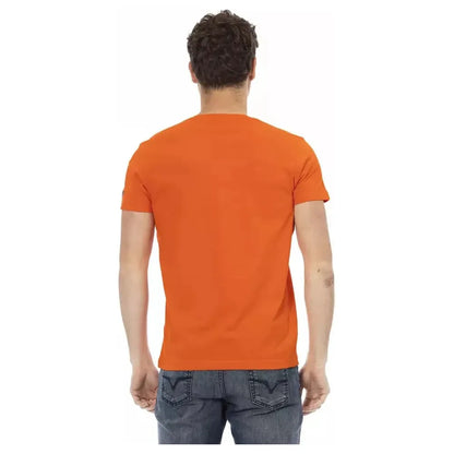 Trussardi Action Orange Cotton Men's T-Shirt