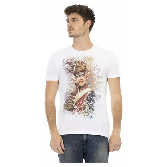 Trussardi Action White Cotton T-Shirt