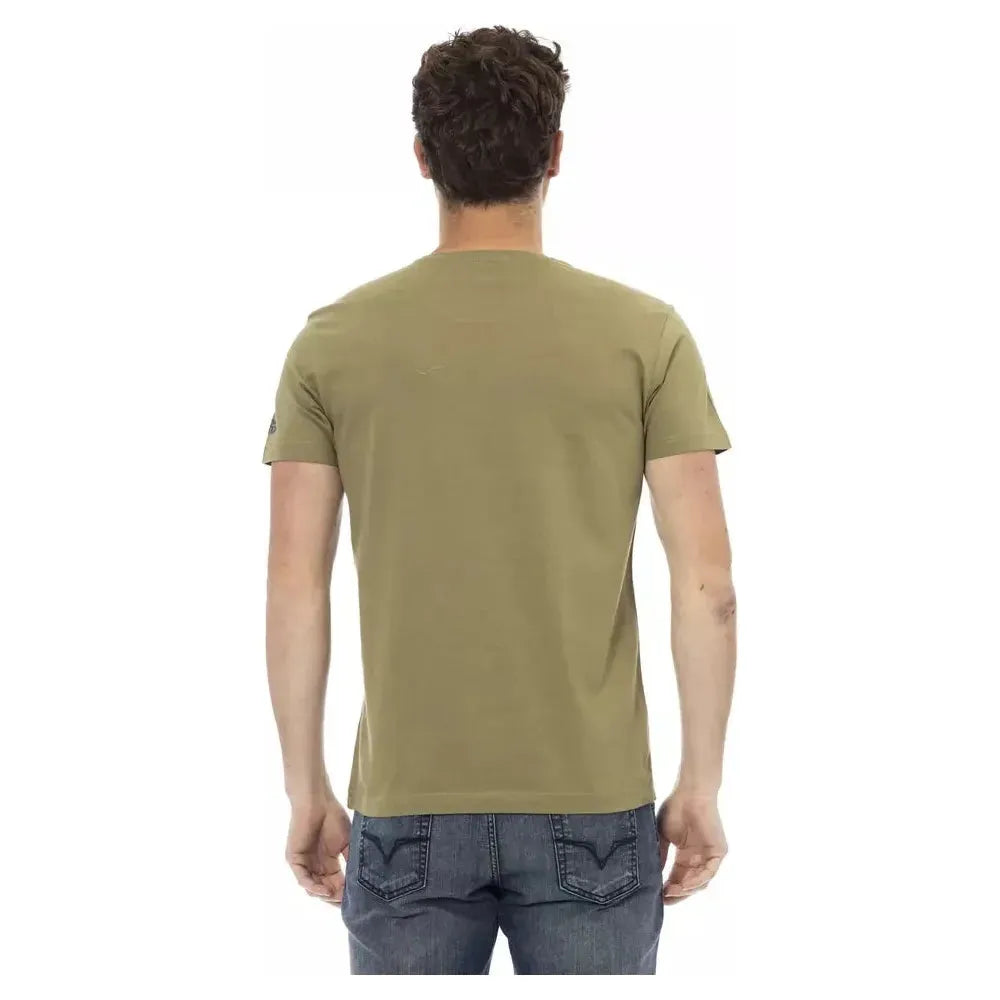 Trussardi Action Green Cotton Men's T-Shirt