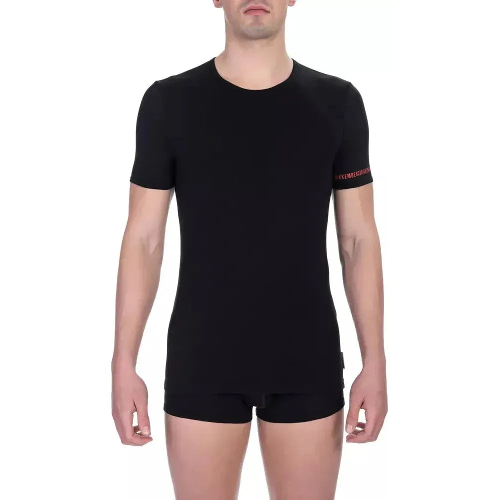 Bikkembergs "Black Cotton Men T-Shirt Twin Pack" Bikkembergs