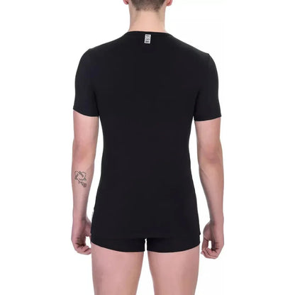Bikkembergs Black Cotton Men's T-Shirt Bikkembergs