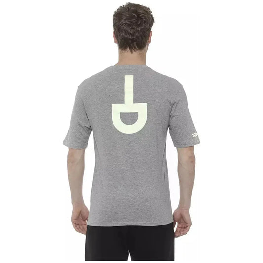 Tond Gray Cotton Men T-Shirt