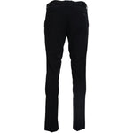 Domenico Tagliente Elegant Black Italian Dress Pants Domenico Tagliente Black