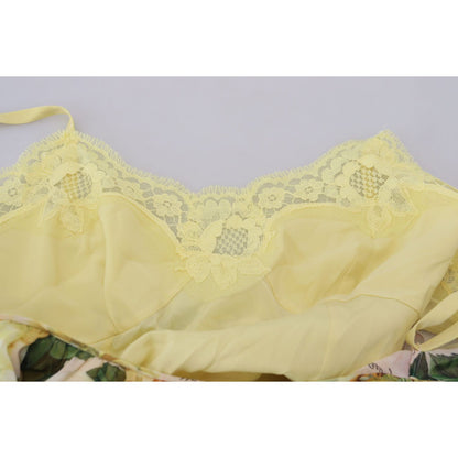 Dolce & Gabbana Multicolor Silk Floral Print Long Maxi Dress Dolce & Gabbana