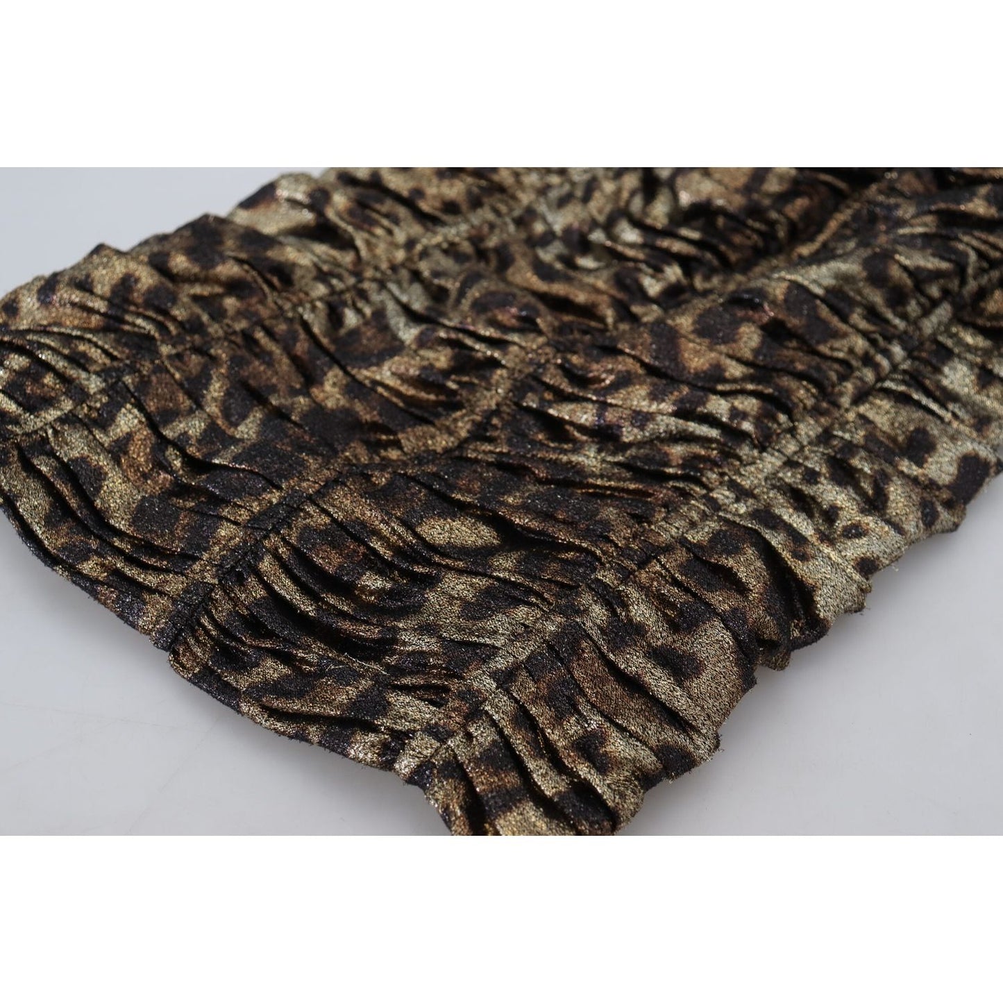 Dolce & Gabbana Multicolor Leopard Bodycon Sheath Midi Dress Dolce & Gabbana