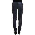 Acht Chic Gray Low Waist Skinny Jeans Acht Dark Slate Gray