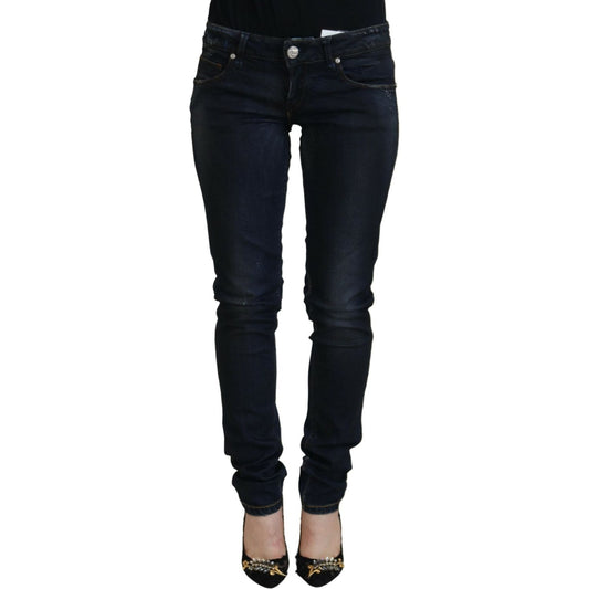 Acht Chic Low Waist Skinny Denim Pants Acht