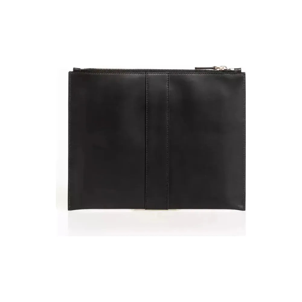 Trussardi Black Leather Men Wallet Trussardi