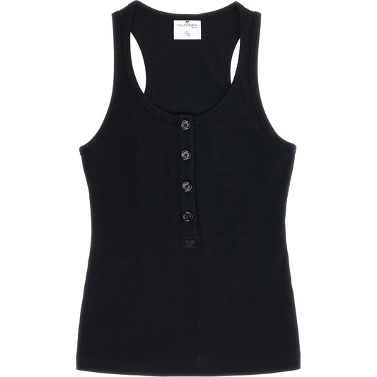 Courreges 90's ribbed tank top Topwear Courreges