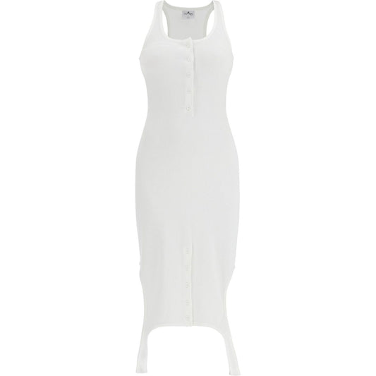 Courreges pleat dress with midi length Dresses Courreges