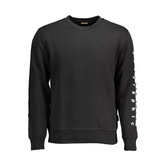 Napapijri Black Cotton Sweater