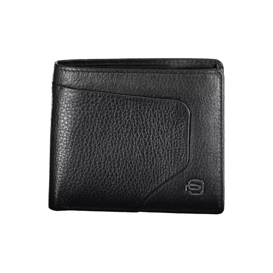 Piquadro Black Leather Men Wallet Piquadro