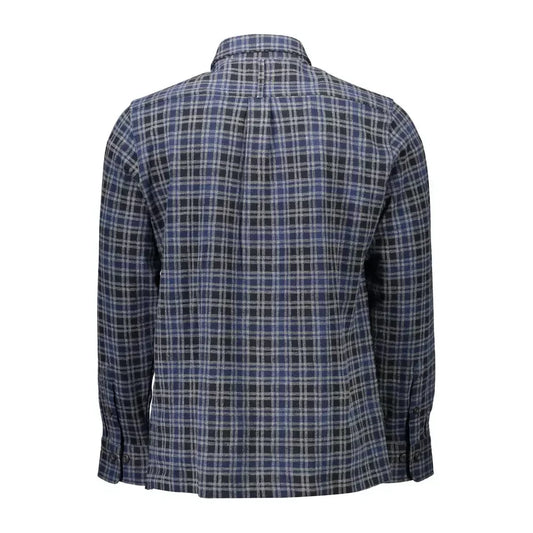 Gant Blue Cotton Men Shirt Gant