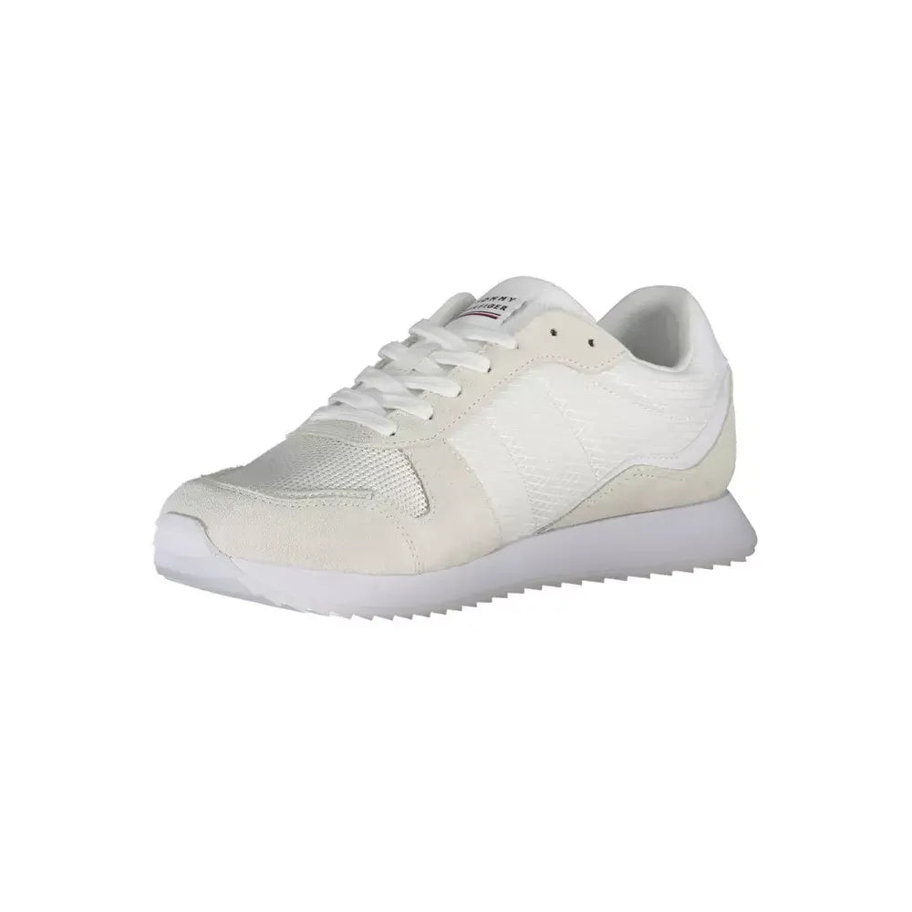Tommy Hilfiger White Polyester Sneaker