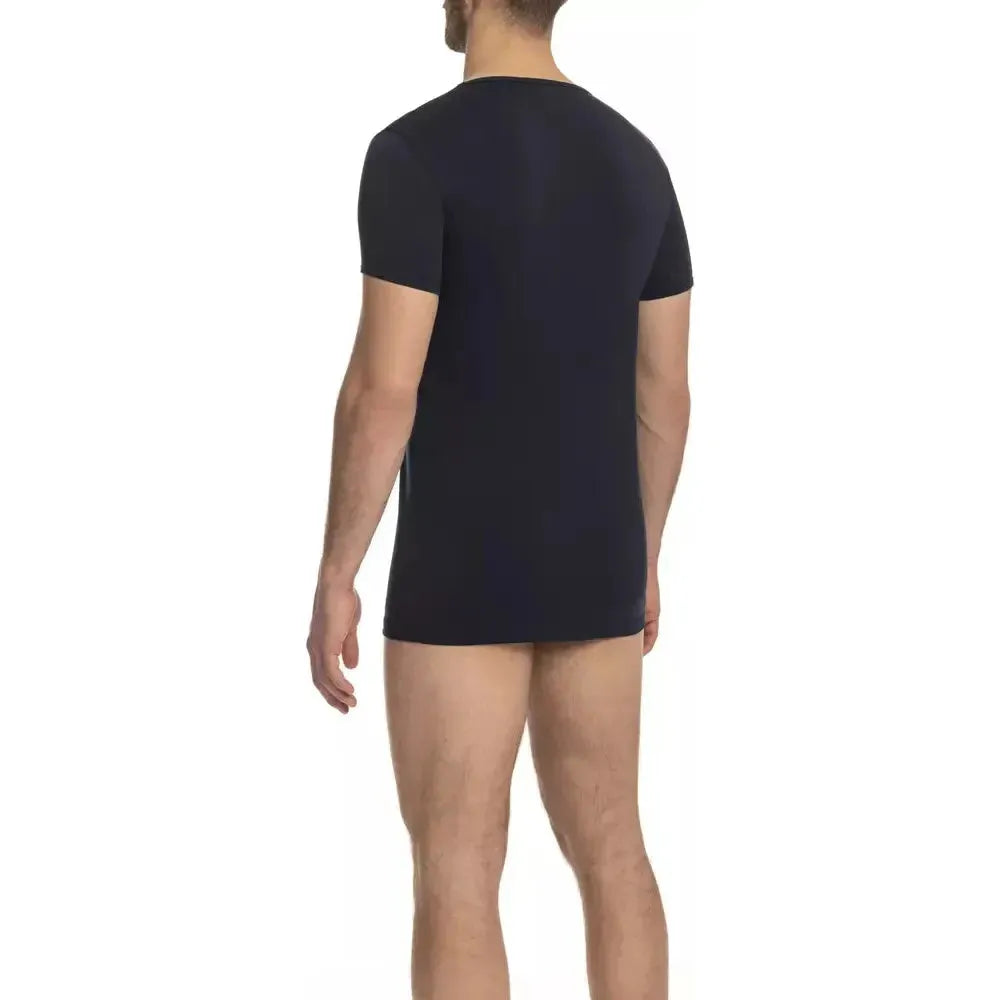 Cavalli Class "Blue Cotton Men T-Shirt" Cavalli Class