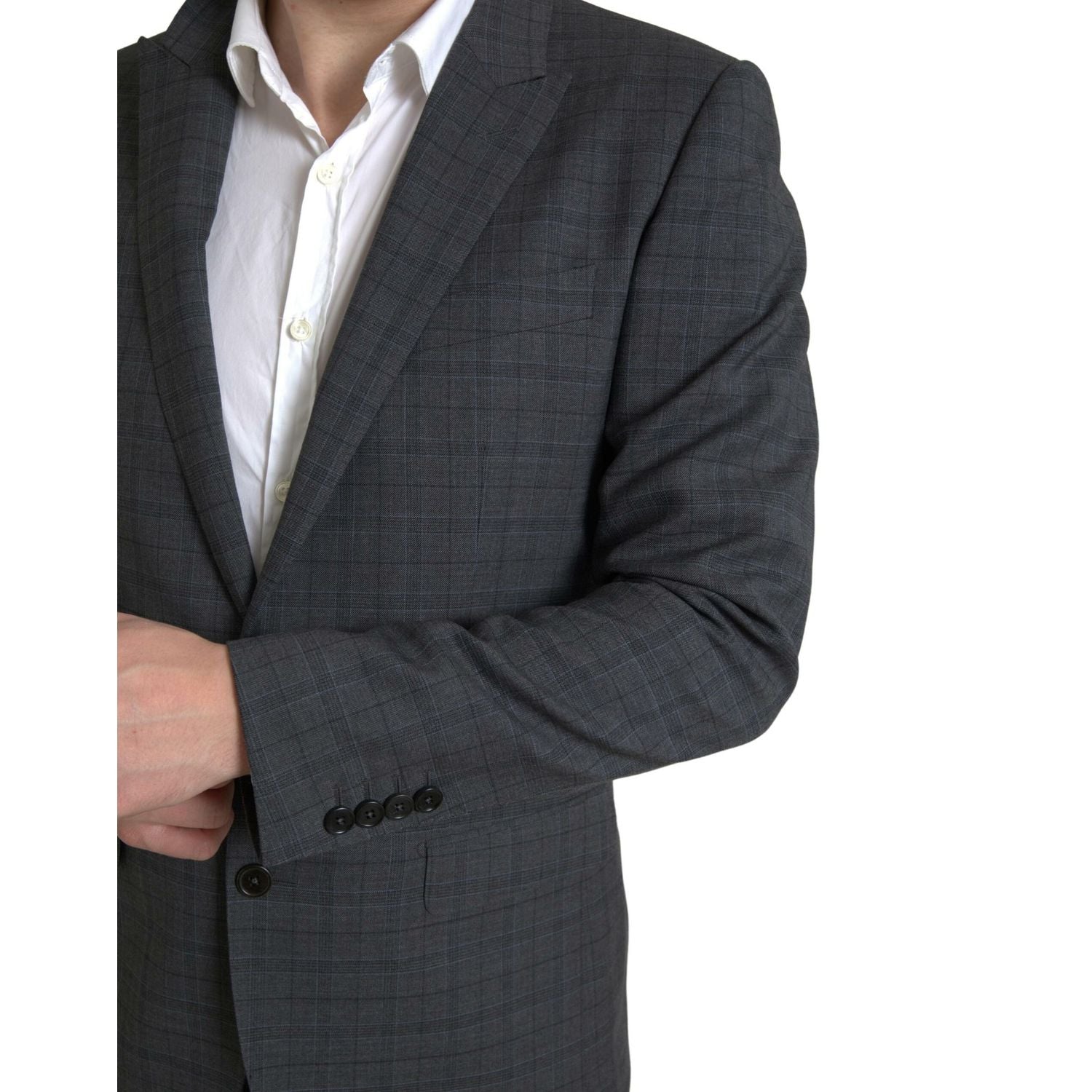 Dolce & Gabbana Gray 2 Piece Single Breasted MARTINI Suit
