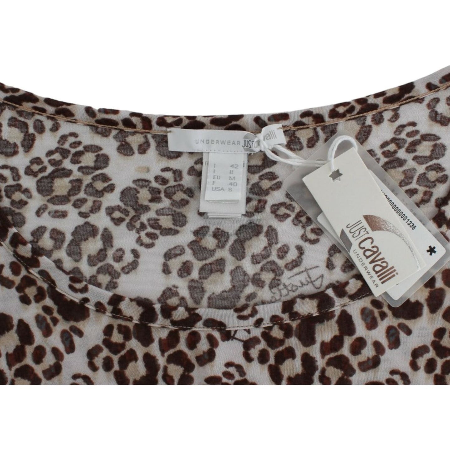 Cavalli Elegant Floral Lace Longsleeve Top Cavalli