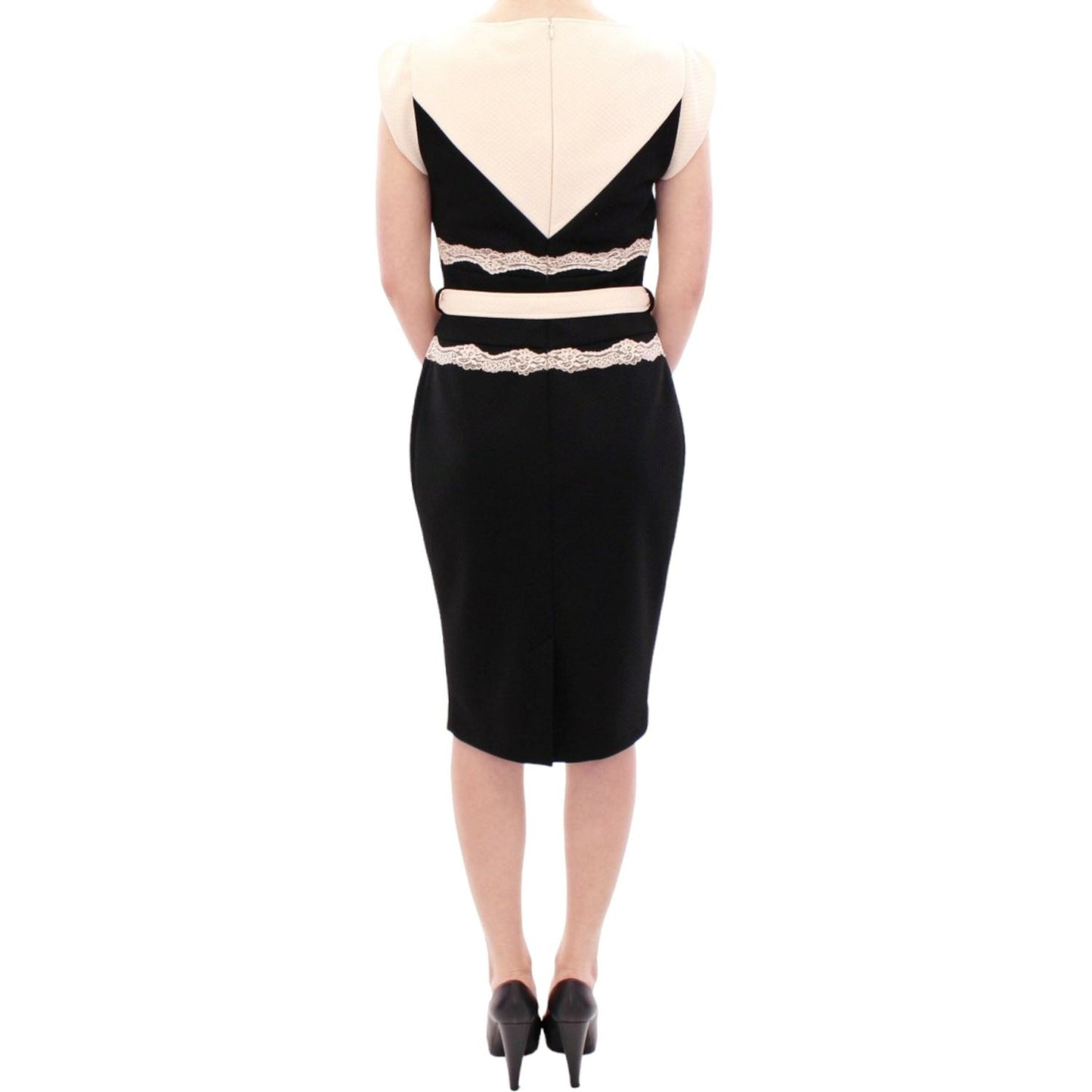 Cavalli Black lace sheath dress