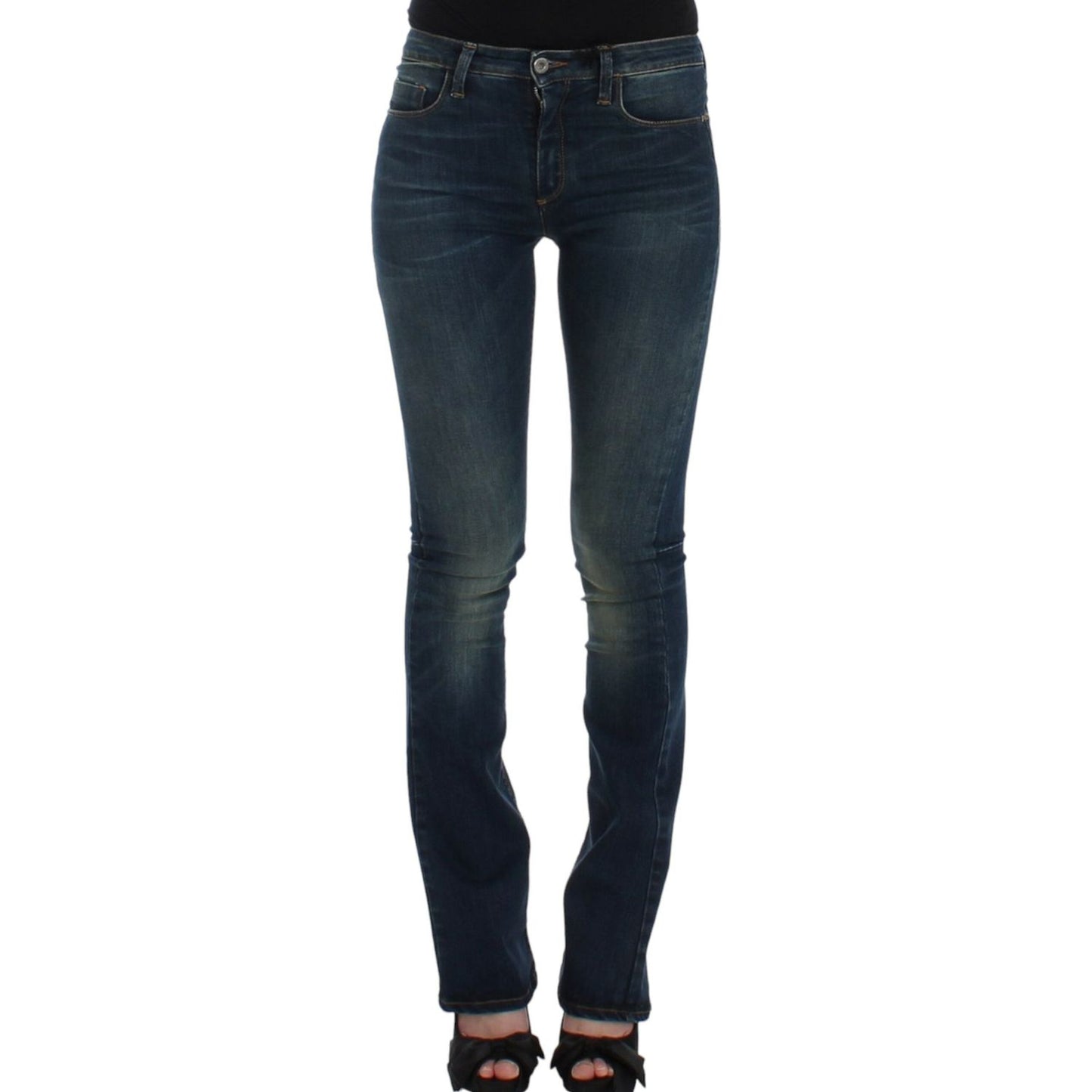 Costume National Blue straight leg jeans