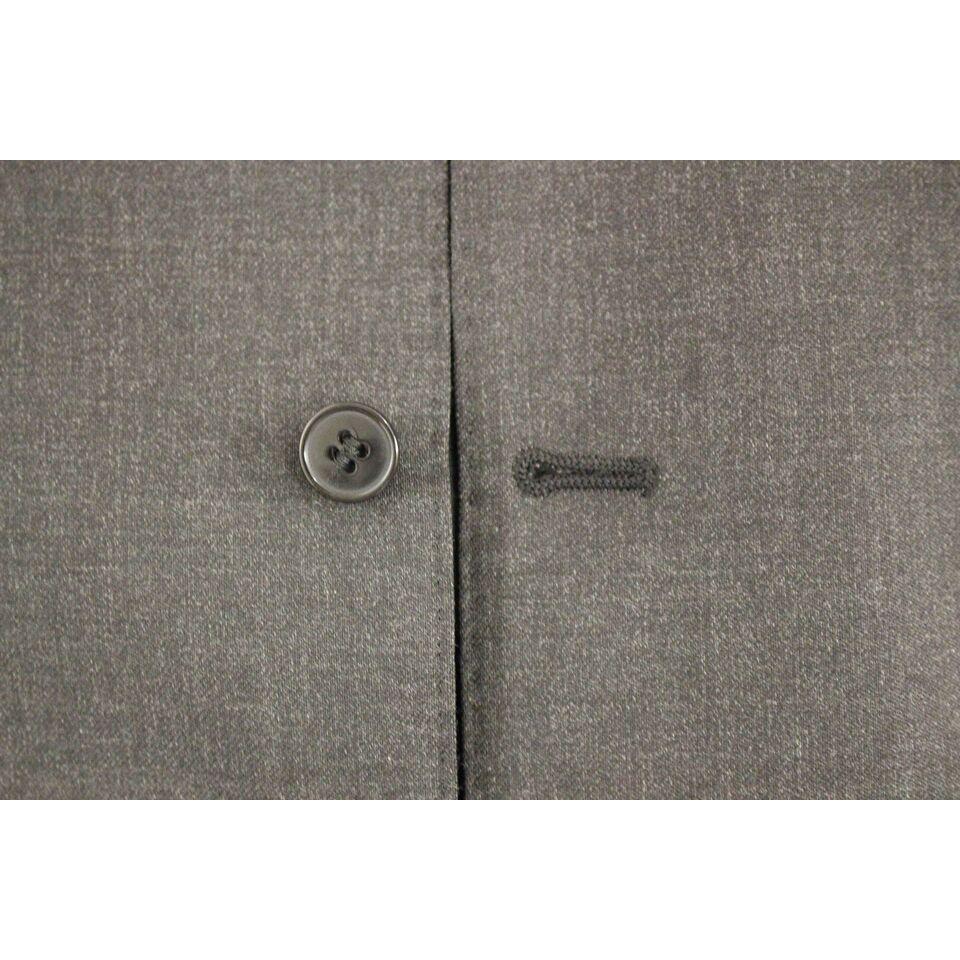 Dolce & Gabbana Gray Wool Formal Dress Vest Gilet Weste