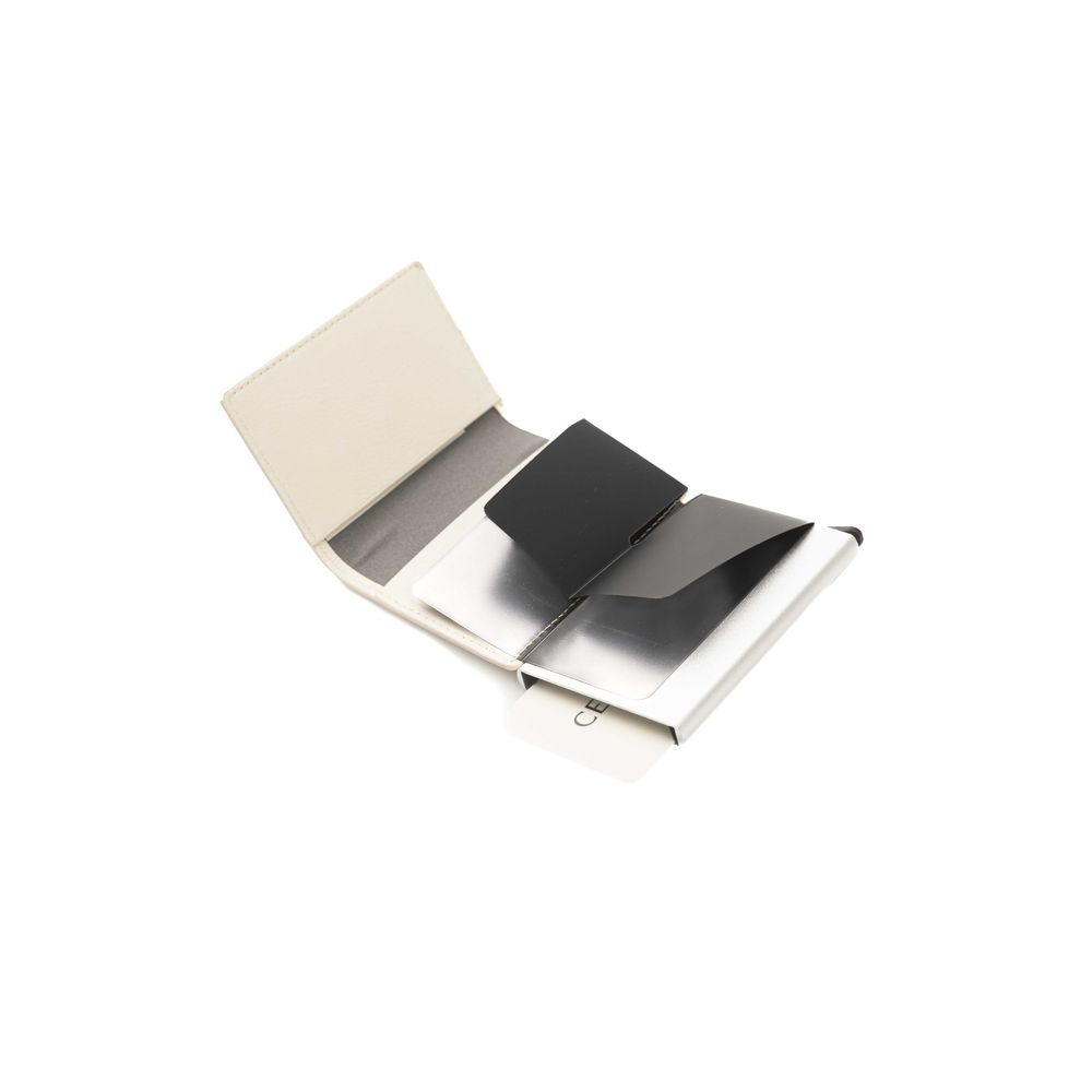 Cerruti 1881 Beige Calfskin Men Wallet