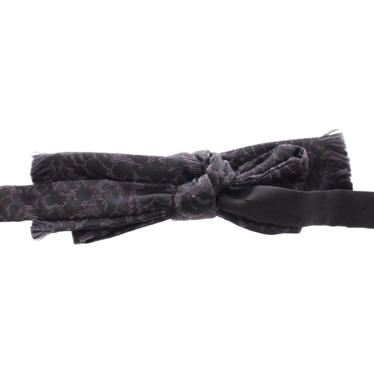 Dolce & Gabbana Gray Black Wool Bow Tie 1728,40% Wool,67345645728,Accessories,Bowties - Ties and Formal Accessories - Accessories,Dolce & Gabbana,Gray,Material: 60% Silk,Men,Men - Accessories,New with tags,Ties & Bowties - Men - Accessories,Ties and Forma
