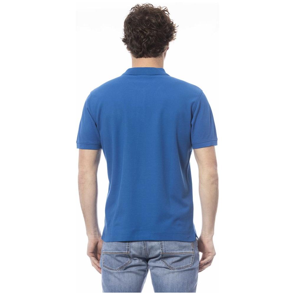 Invicta Blue Cotton Men Polo Shirt Invicta