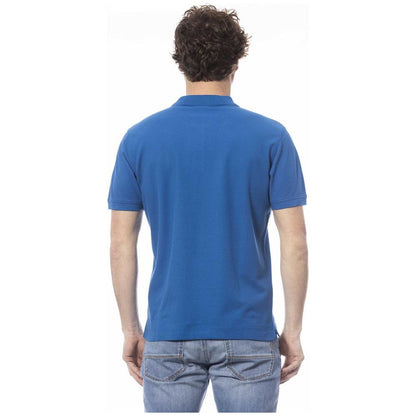 Invicta Blue Cotton Men Polo Shirt Invicta