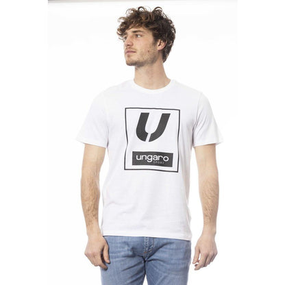 Ungaro Sport White Cotton Men's T-Shirt