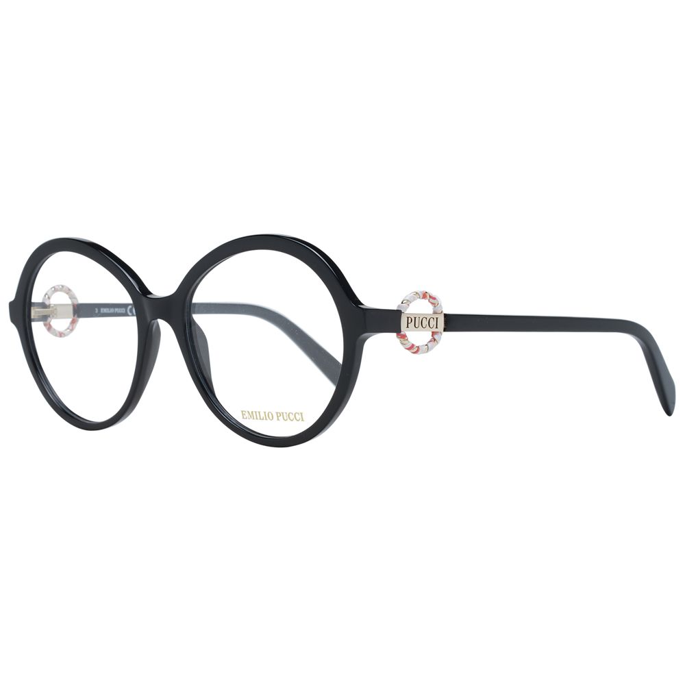 Emilio Pucci Black Plastic Glasses (Frames) 1728,67345776800,Accessories,Black,Emilio Pucci,Glasses (Frames) - Glasses and Sunglasses - Accessories,Glasses and Sunglasses - Accessories,New with tags,Sunglasses for Women - Sunglasses,Women